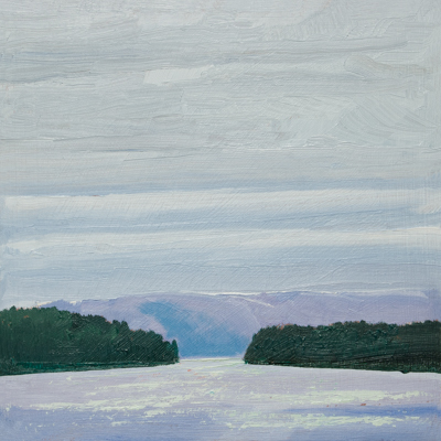 Chris Stoffel Overvoorde painting, BC Ferry 3, for sale from Eyekons Gallery