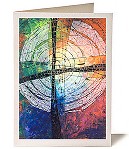 Lent Cross, Giclee Greeting Card by Lisa Schulist Lent Cross, Greeting Card by Lisa Schulist