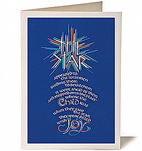 The Star, Giclee Christmas Card by Timothy R. Botts The Star, Giclee Christmas Card by Timothy R. Botts