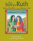 The Story of Ruth: Twelve Moments in Every Womans Life, a book written by Joan Chittister with art by John August Swanson, 
			     published by Eerdmans Publishing is available for sale from Eyekons Books at www.eyekons.com. In this beautiful book, best-selling 
			     author Joan Chittister and celebrated artist John August Swanson together reclaim the ancient story of Ruth from the Old Testament, 
			     as a model for contemporary women seeking a fully spiritual life. In concert with John August Swansons rich and evocative art, 
			     Joan Chittisters graceful prose explores, through this powerful biblical story, a series of twelve defining moments in every 
			     womans life - moments of loss, change, transformation, aging, independence, respect, recognition, insight, empowerment, 
			     self-definition, invisibility, and fulfillment. A lovely blend of art and text, The Story of Ruth offers inspiration for women 
			     seeking wholeness and presents compelling devotional images for eyes and mind alike. Eyekons Books is a resource for creative books 
			     that feature contemporary Christian artists