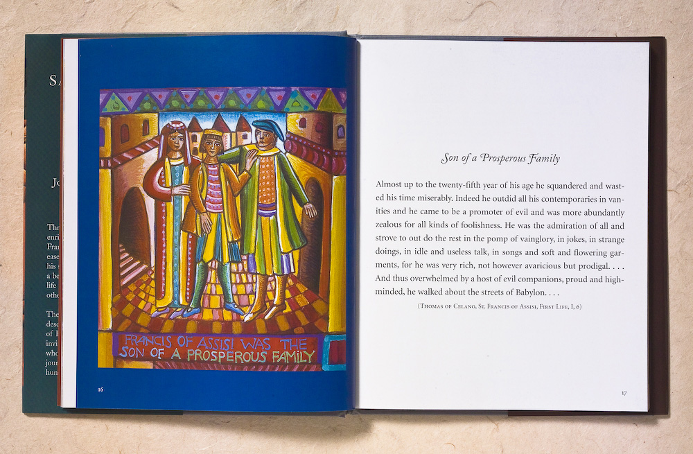 A Book about Saint Francis of Assisi, by Marie Dennis, Art by John August Swanson