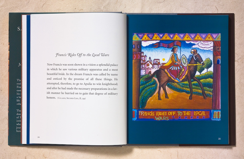 A Book about Saint Francis of Assisi, by Marie Dennis, Art by John August Swanson