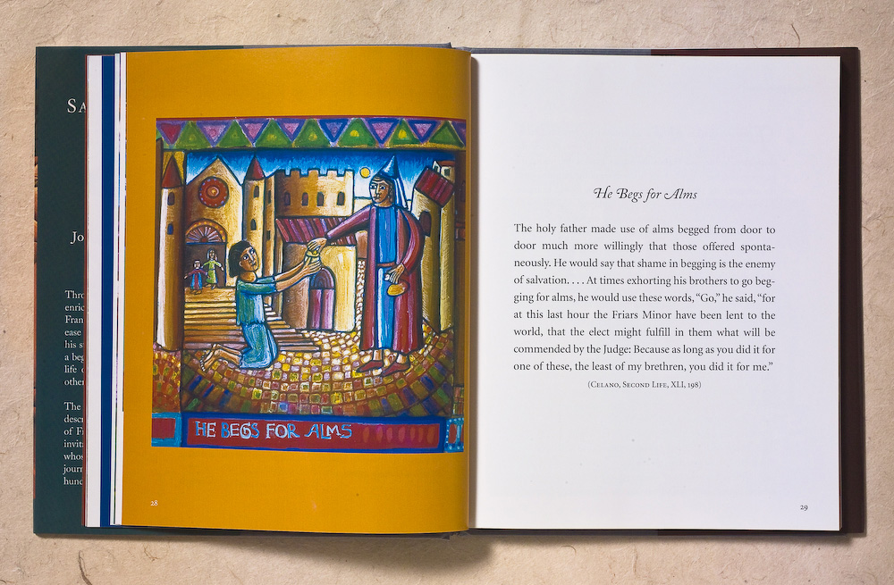 A Book about Saint Francis of Assisi, by Marie Dennis, Art by John August Swanson