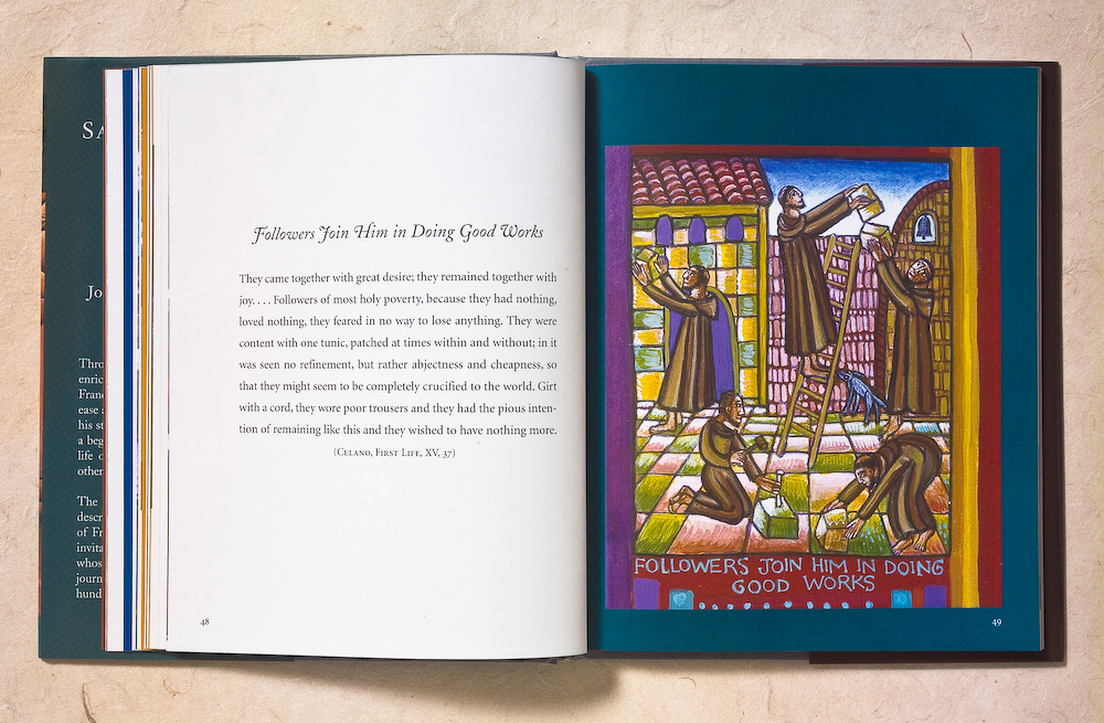 A Book about Saint Francis of Assisi, by Marie Dennis, Art by John August Swanson