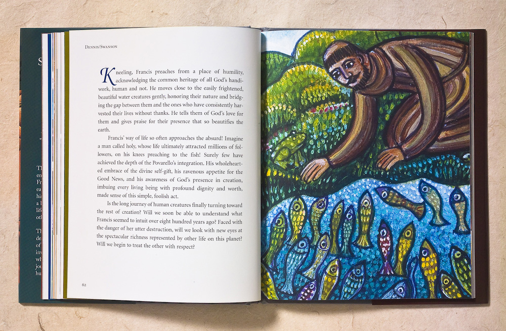 A Book about Saint Francis of Assisi, by Marie Dennis, Art by John August Swanson