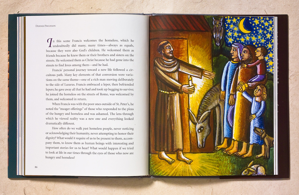 A Book about Saint Francis of Assisi, by Marie Dennis, Art by John August Swanson