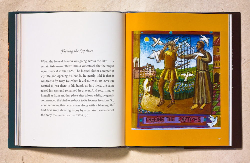 A Book about Saint Francis of Assisi, by Marie Dennis, Art by John August Swanson