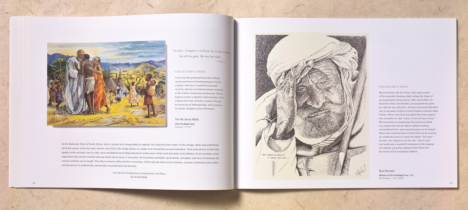 The Father & His Two Sons Book, Images of the Prodigal Son from the Larry & Mary Gerbens collection of Original Art