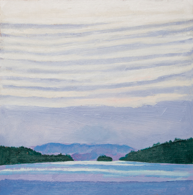 Chris Stoffel Overvoorde painting, BC Ferry 2, for sale from Eyekons Gallery