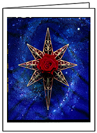 Star of Wonder 2, Christmas Card by Phil Schaafsma